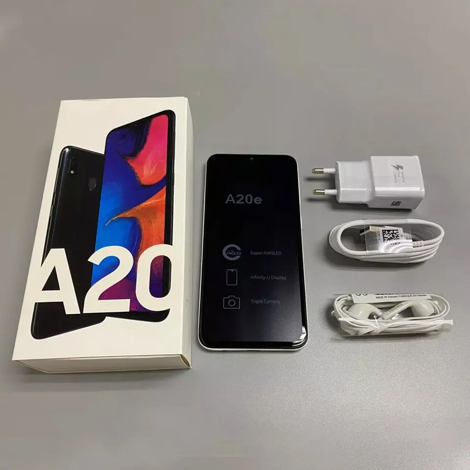 High quality A20e 32GB 2sim smartphone wholesale A10s A12 A13 A20s A21 A32 celulares mobile phones